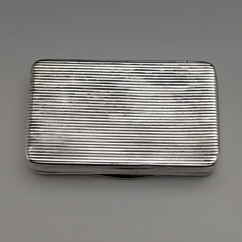 Early 19th Century French Antique 950 Silver Snuff Box 69g